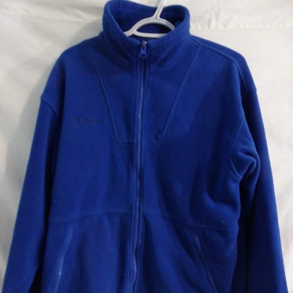 Columbia zip up fleece jacket, blue, size 18/20